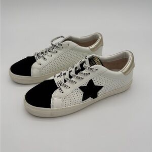 Vintage Havana Gadol Black and White Sneakers